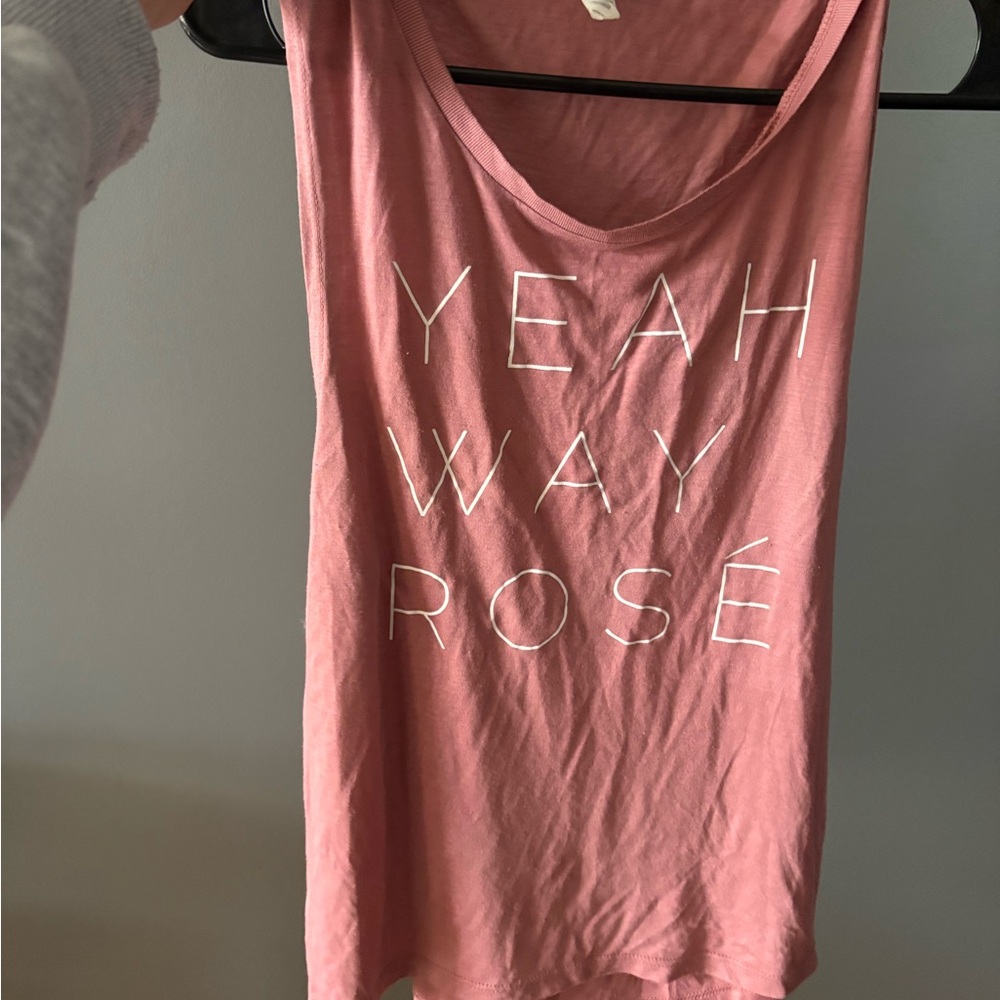 Bella Canvas Rosé Pink Tank Top